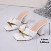 Women S Plus Size Square Toe Block Heel Sandals Sexy Summer Style