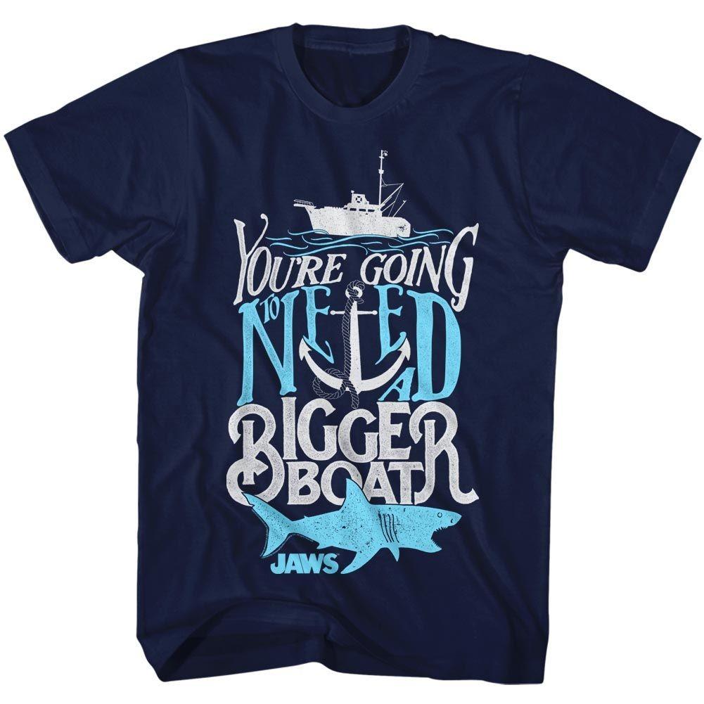 Jaws Typography Movie Shirt XL