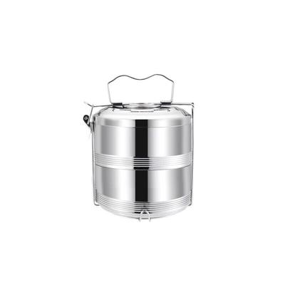 ZISIZ 304 Stainless Steel 2-Layer Insulated Food Container