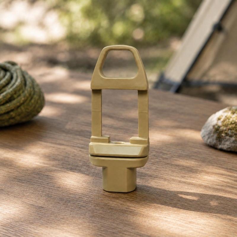 Outdoors Gear Rails Mount Buckles Accessory for Backpacks Carry, Metal Hanging Hoop Connectors for Camping and Hiking