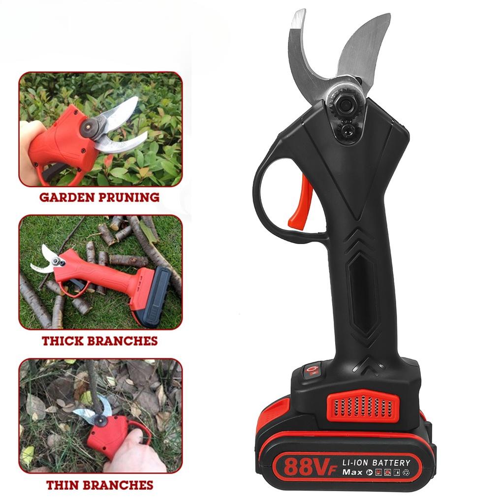 2 w 1 Akumulatorowe Nożyce do Przycinania Sekator Gałęziarka Mini Elektryczna Piła Łańcuchowa Narzędzie do Obróbki Drewna
