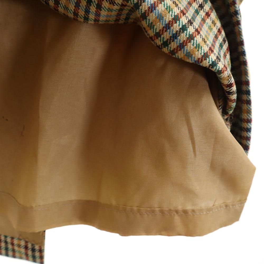 CELINE 80s 90s Made in France Old Check Pattern casual Skirt suit Setup Women Used