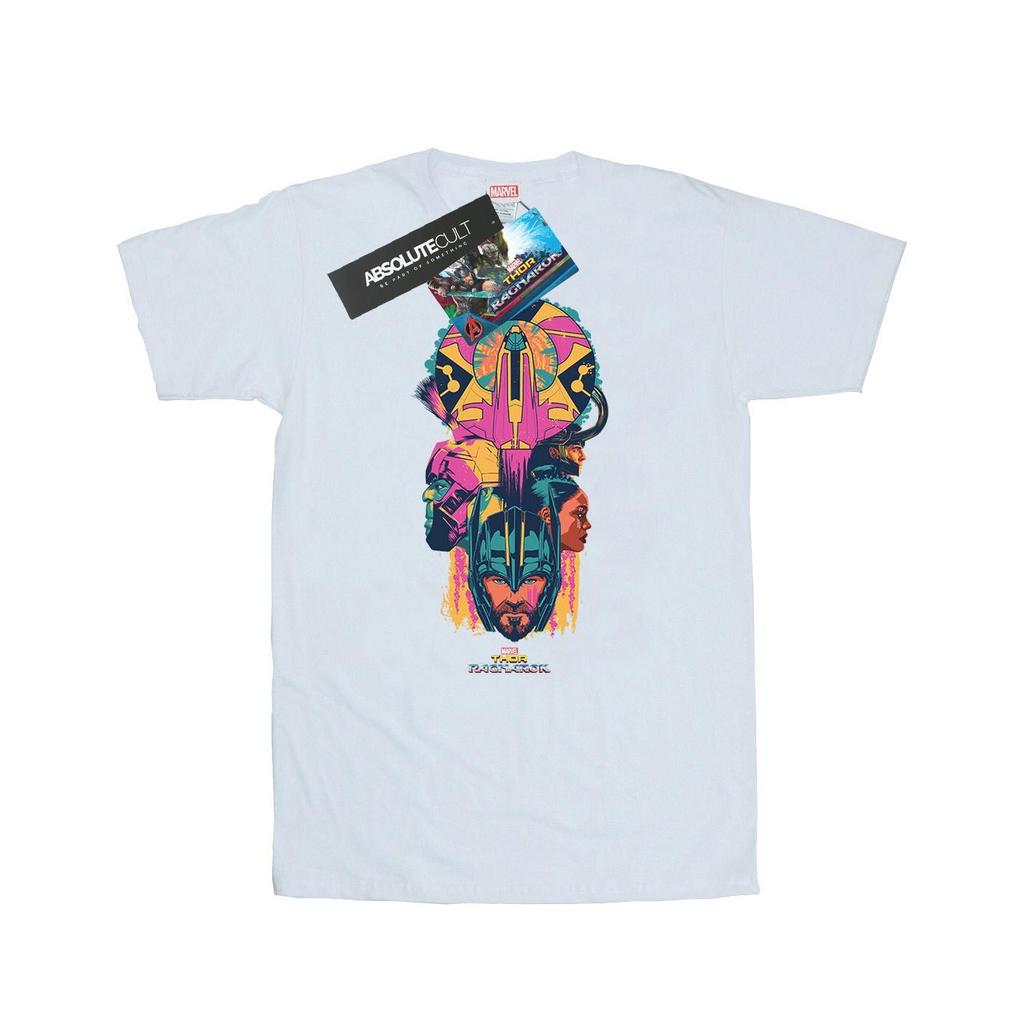 Marvel Womens/Ladies Thor Ragnarok Character Totem Cotton Boyfriend T-Shirt