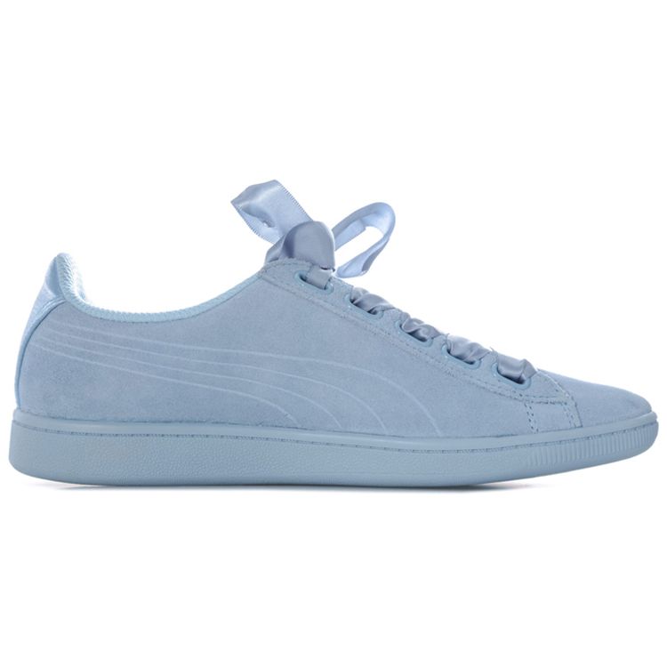 Puma Vikky Ribbon Satin Retro Casual Sneakers Women Sneakers Blue 366416-04
