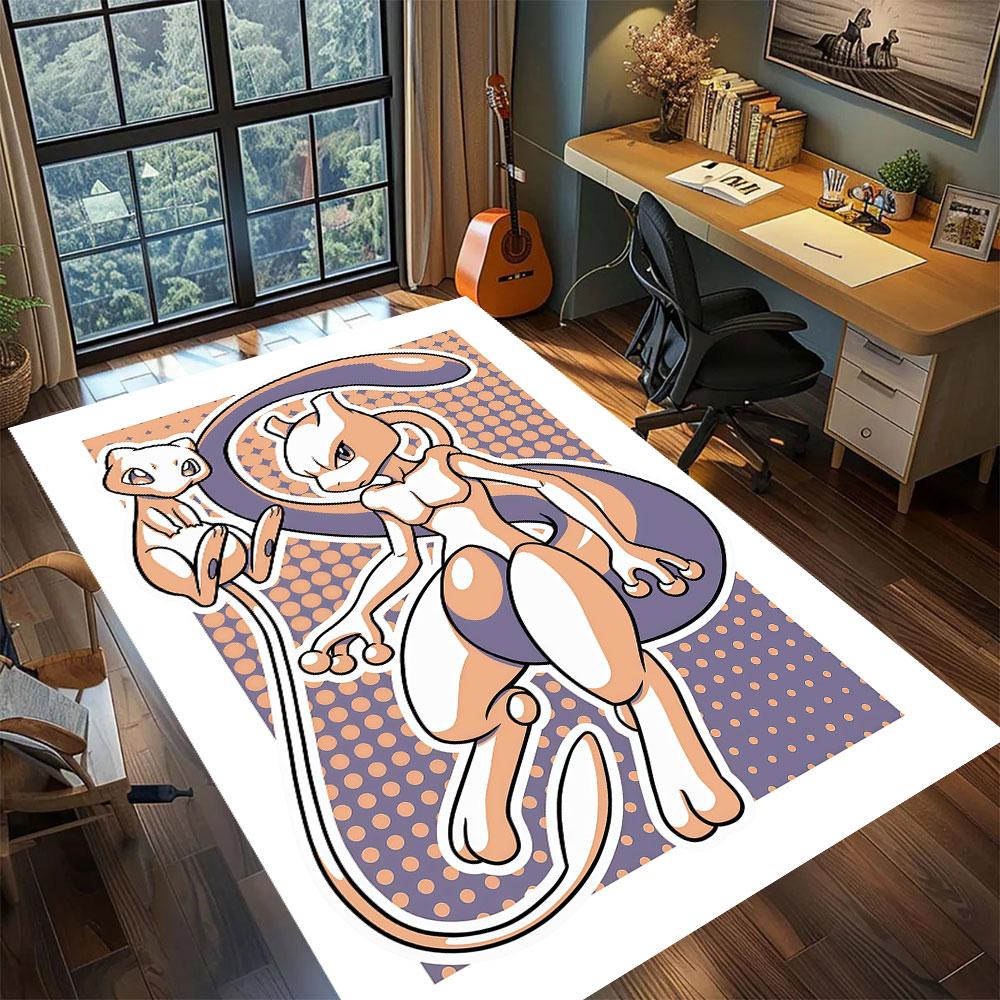 PokeMon anime character Carpet for Living Room Bedroom Home Decor Cool Movie Mat Play Floor Mat