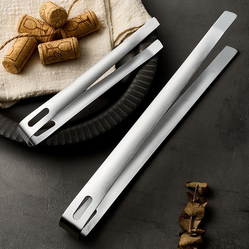 1/2PCS Household Food Clip Stainless Steel Barbecue Bread Clip Outdoor Barbecue Supplies Kitchen Tools BBQ