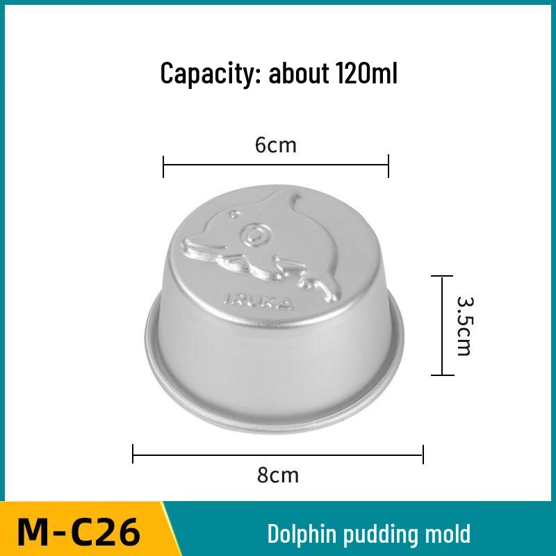 WS Aluminum Alloy 120ml Mini Baking Molds (5-Pack)