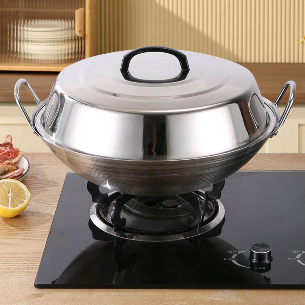 High Lid Cooking Cover Stainless Steel Pot Cover Functional Design For Cooking