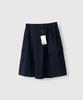MOOD INSIDE Half-Banding Single-Pleat Cotton Cargo Bermuda Pants_Navy