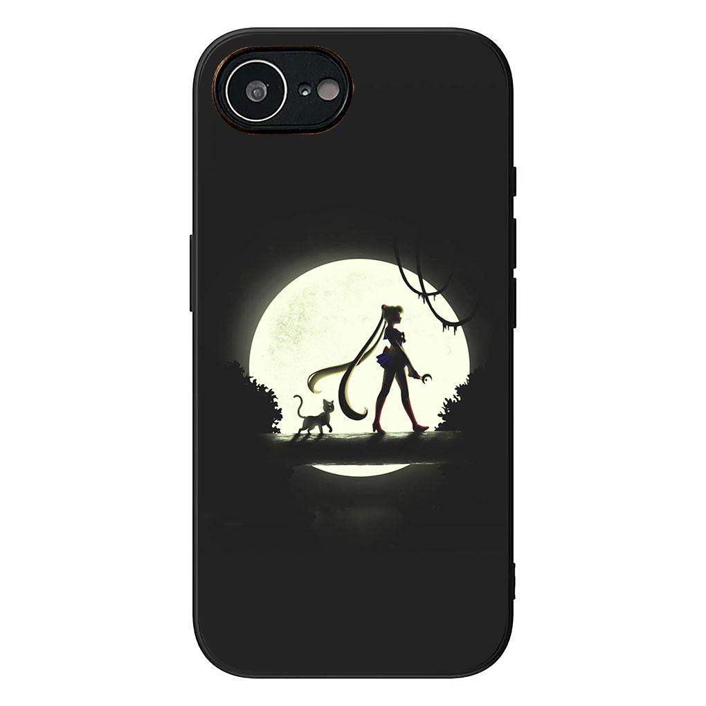 Cover for Samsung Galaxy S22 S21 S20 FE Ultra Plus A35 A36 A55 A37 A33 A34 A57 Coque Phone Case Lovely S-Sailors Poster Moon