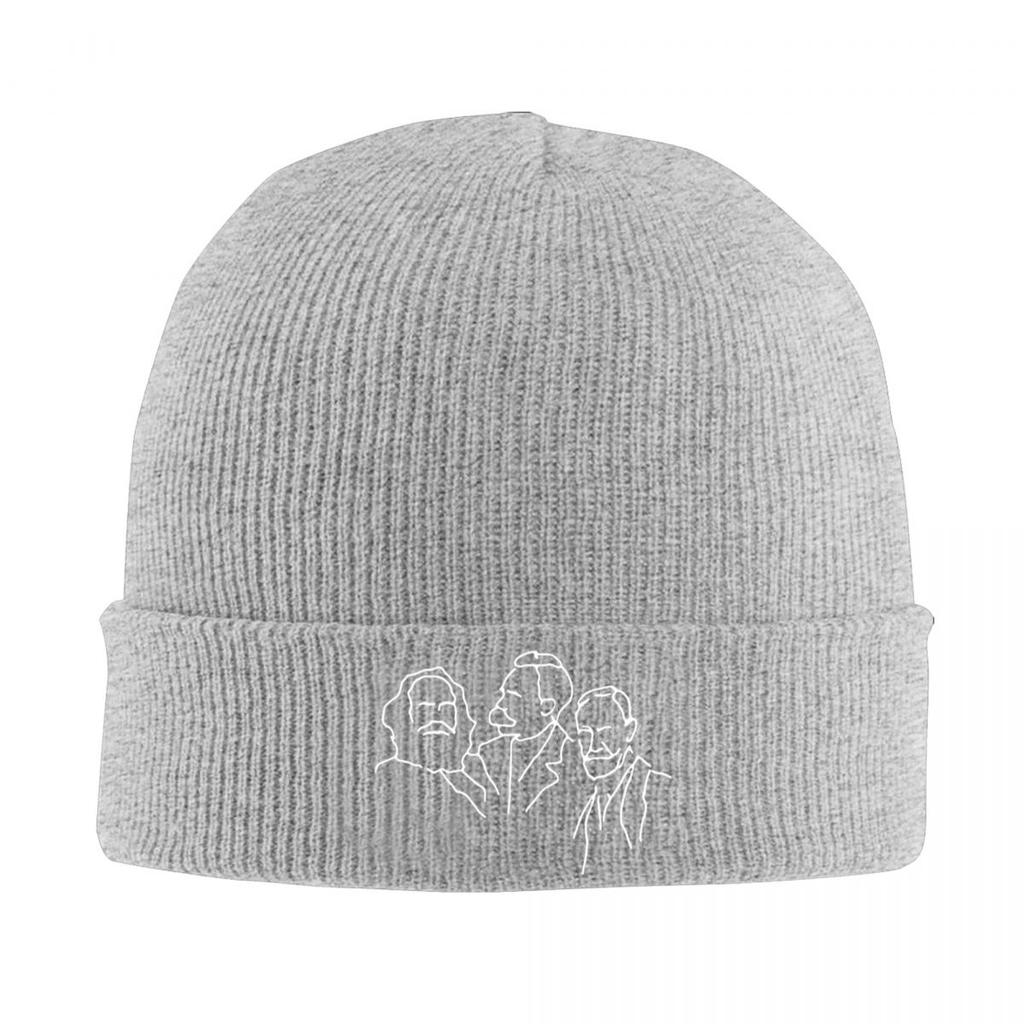Karl Marx Beanie Hats Nietzsche Freud Skullies Beanies Outdoor Sport Thermal Elastic Men Women Caps Autumn Custom Fashion Hats