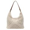 Woven Bag Women's New Popular Beach Vacation Shoulder Bag Large Capacity Tote Bag Straw Bag
