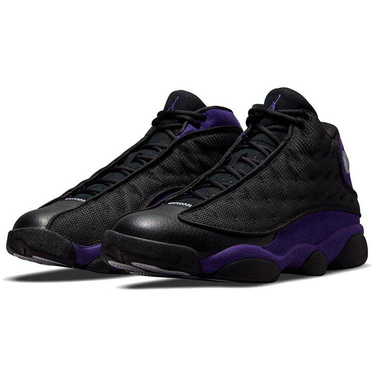 Air Jordan 13 Retro Court Purple Men Sneakers Black White DJ5982-015