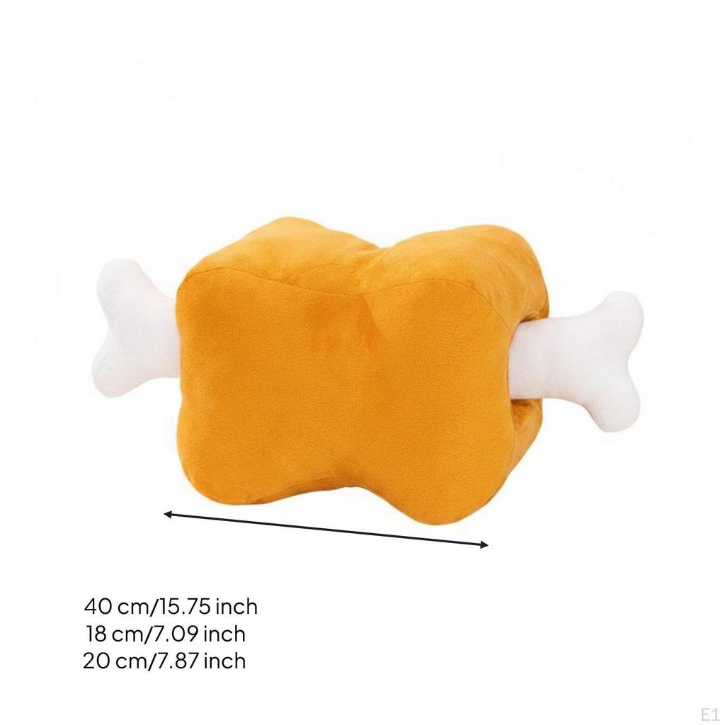 Bone Shaped Soft Pillow Cushiony and Gentle Cute Home Accessory for Kids