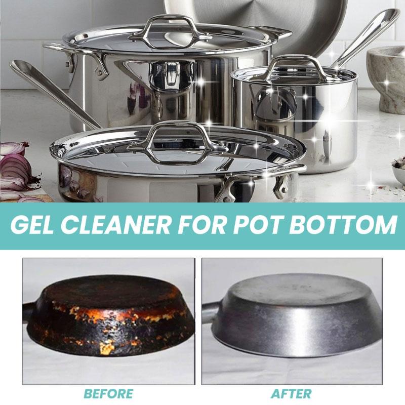 Professional Kitchen Degreaser Heavy Oil Cleaning Agent Pot Bottom Cooktop Cleaner for Stubborn Oil Stains 150ml