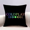 CColdplay Band  Doublesided print Pillow Case for Sofa Living Room Home office Decor Protective Cover