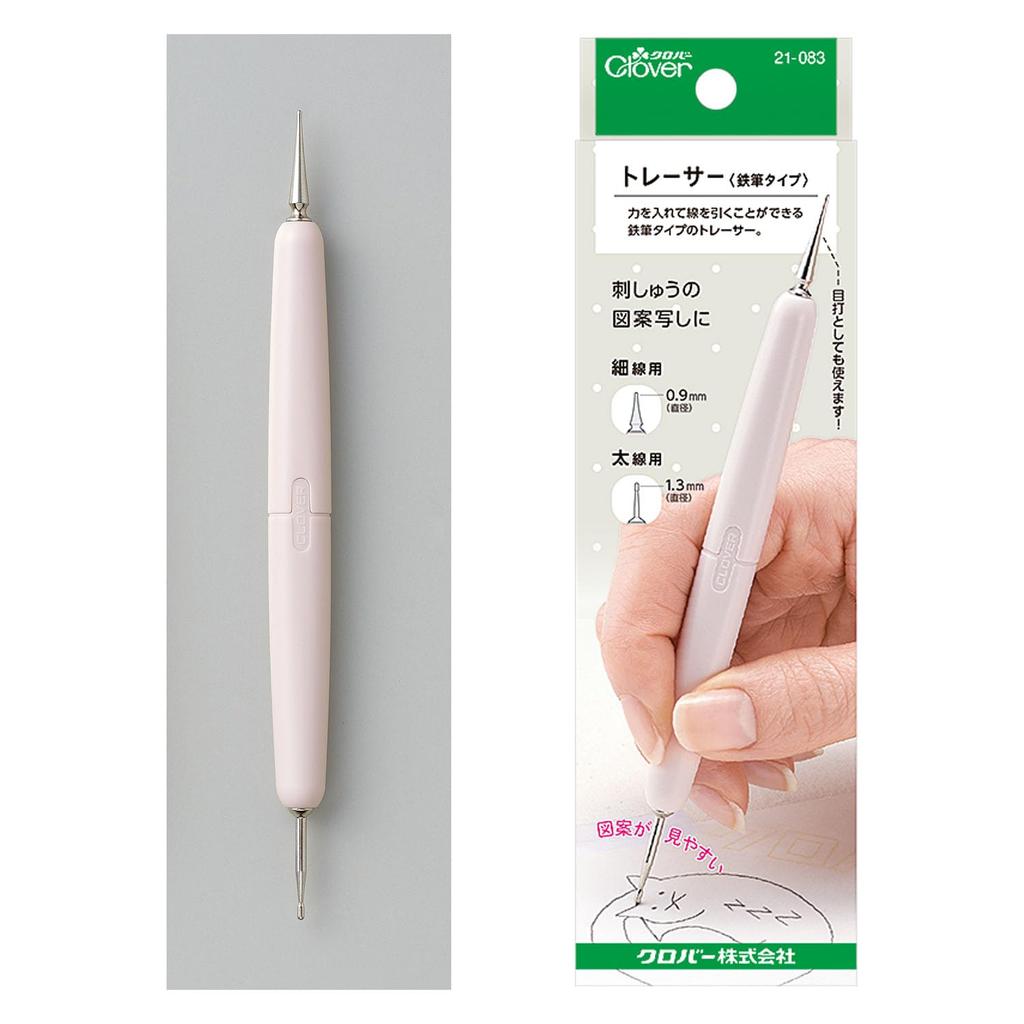 Clover Iron Pen for Thin and Thick Total Length Tracer, Type, Wires, 145mm, 21-083