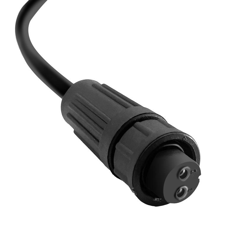 Lawrence 4-Pin Power Extension Cable for Fish Finder: Waterproof Aviation Plug To Tinned Connection.