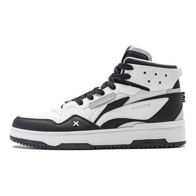 Li Ning Mountain Range 2.0 Lässige Vielseitige High-Top Skate Schuhe Herren Sneaker Schwarz Weiß AGCT291-4
