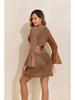 2025 Sun Protection Long Sleeve Beach Dress & Sexy Two-Piece Bikini Set