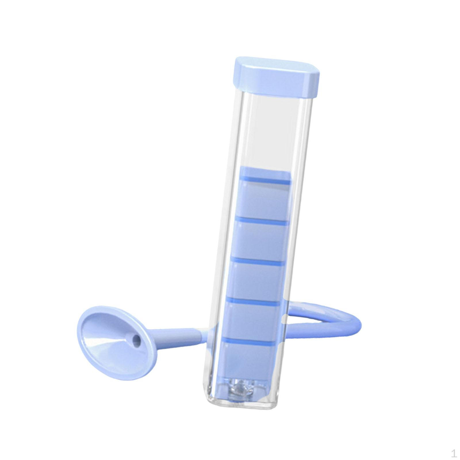 

Тренажер для дыхательных упражнений с регулируемым сопротивлением, домашний тренажерный зал, гантель синий