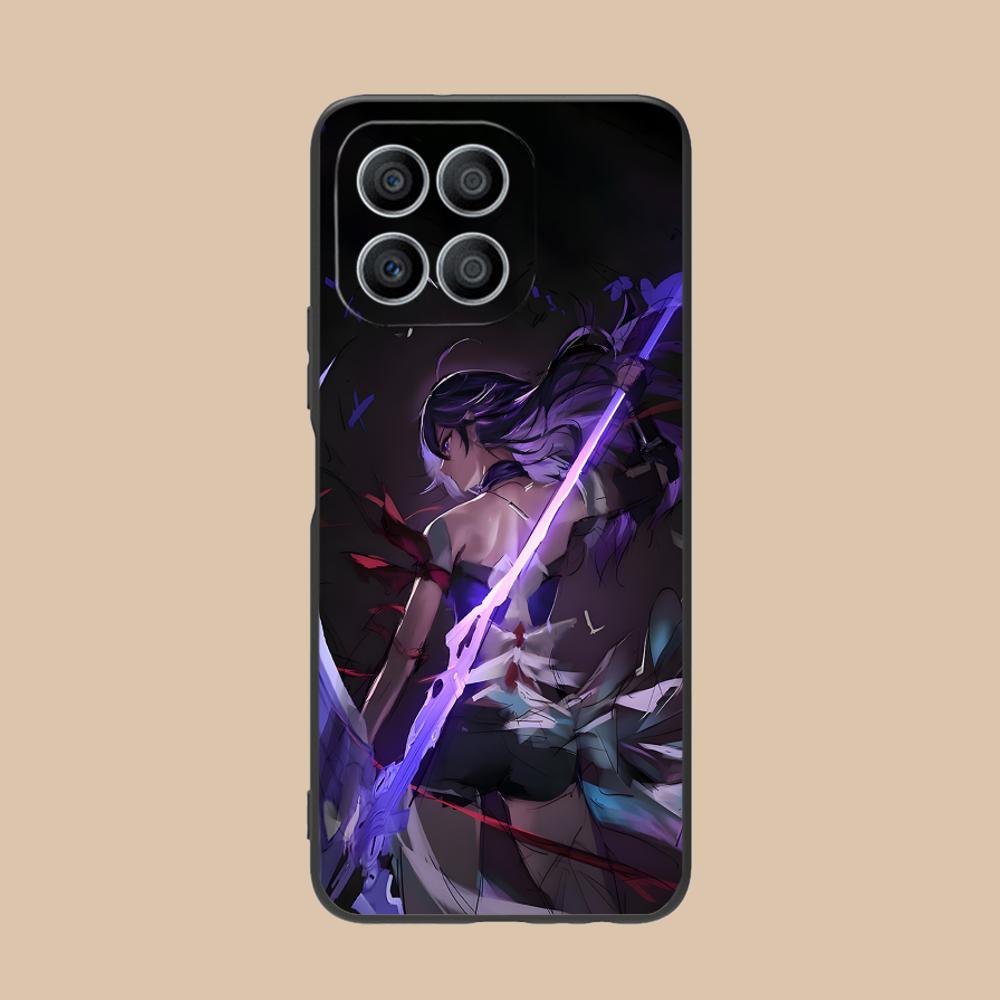 

HSR Acheron Matte TPU Mobile Phone Case for Honor 90 80 70 60 50 30 20 10 9 8 7 Pro S SE Lite 5G Colorful Printing Cover Honor 90