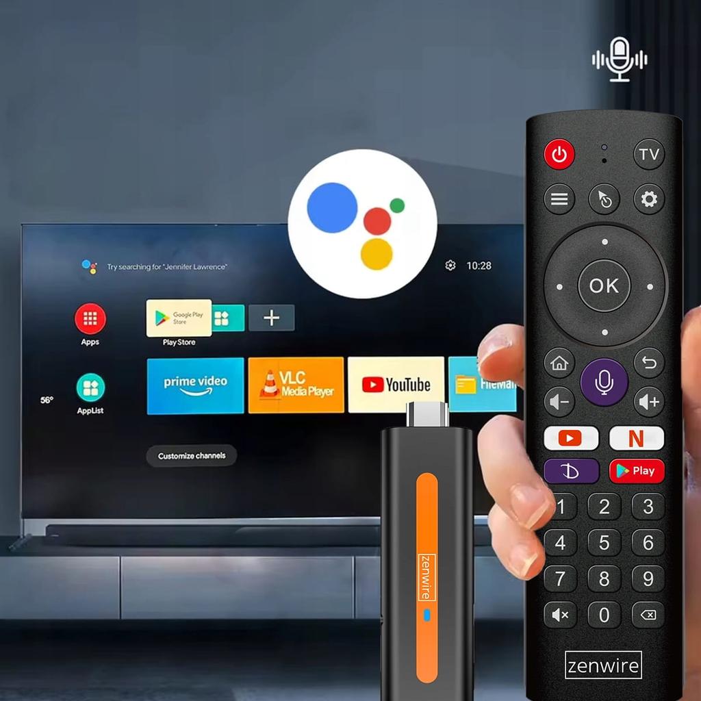 Odtwarzacz Multimedialny Przystawka Android 14 Smart Tv Stick Box Wifi 2/16 Zenwire Zencast Tv98 H618