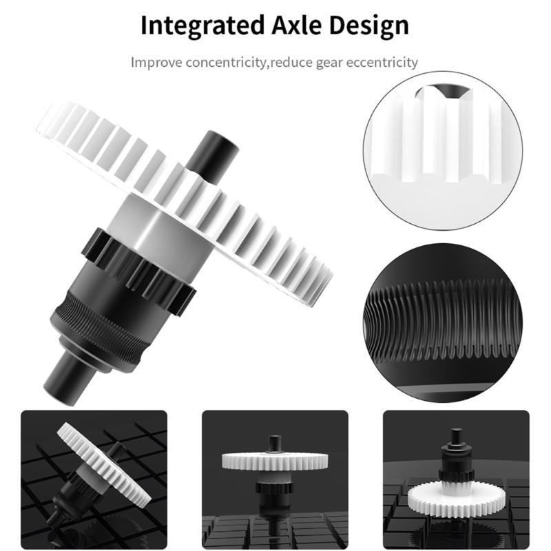 Extrusion Head Gear Set For 5M 3D Printer From Mold Steel Corrosion Resistant Gear 1 Set