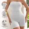 Women One Shoulder Seamless Tummy Control Bodysuit Shaper Waist Cincher Hip Lifter