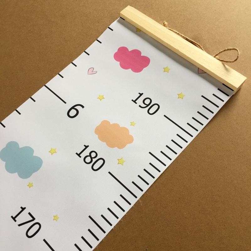 Creative Cartoon Decoration Kids Height Growth Chart Ruler for Kids Wall Meter