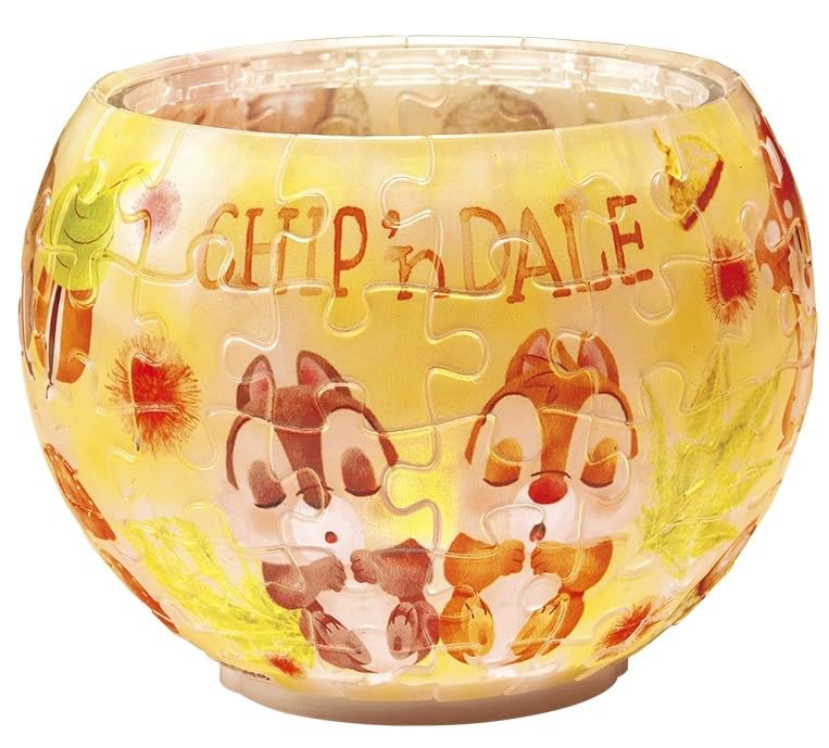 jigsaw puzzle Disney Chip Dale 80-piece & [Lampshade puzzle]