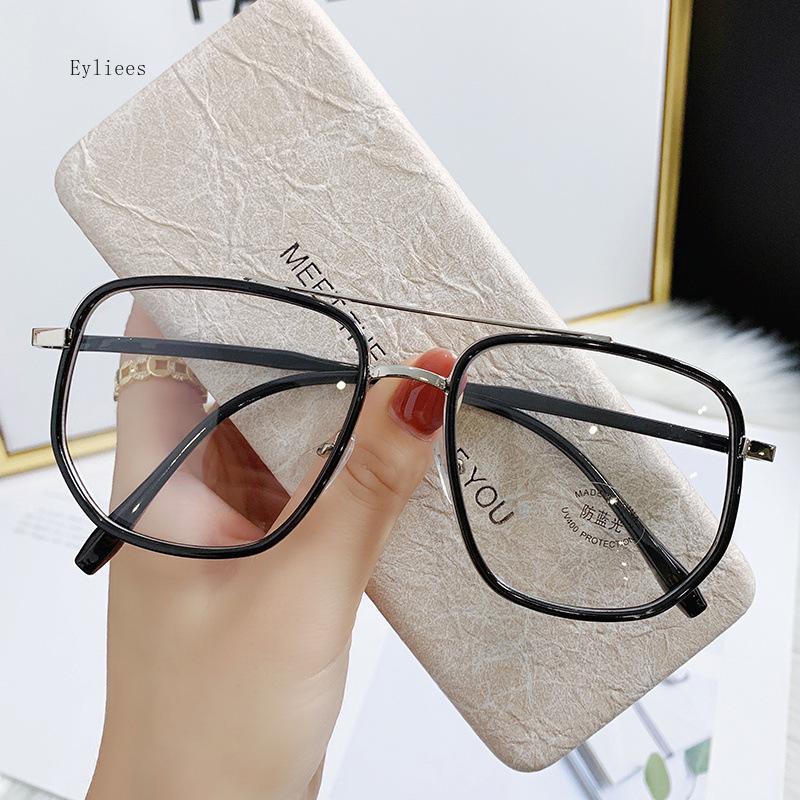 New Style Men Women Eyeglass Frames Polygon Shape Anti Blue Light Woman Glasses TR90 Material Glasses Trendy Óculos