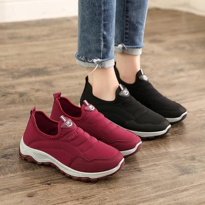 Women's Shoes for Summer New Sports and Casual Shoes for Women's Flat Breathable Fitness Shoes for Middle-aged and Old Mother's Shoes