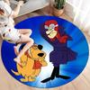 Dastardly Round Area Rug,Carpet Rug for Living Room Bedroom Sofa Playroom Decor,Non-slip Floor Mat