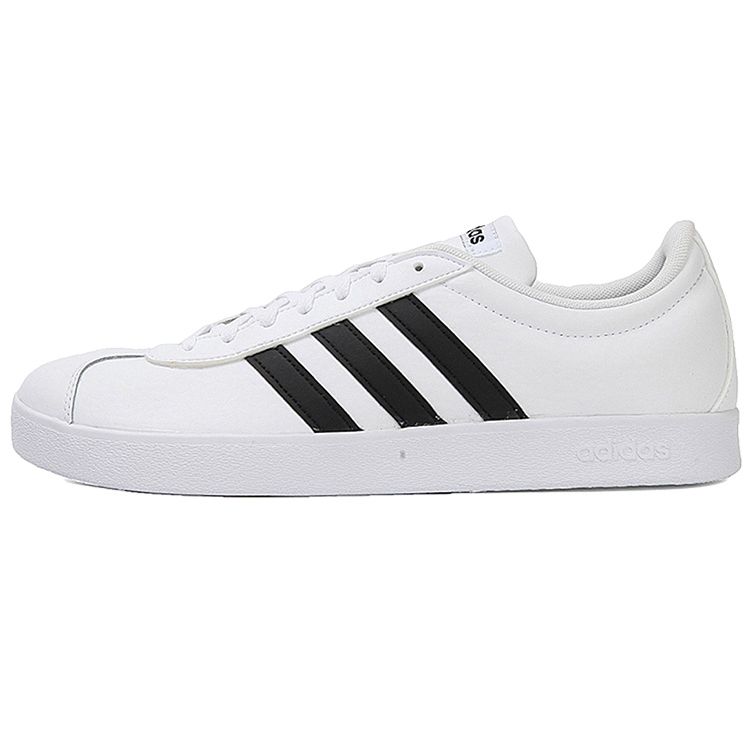 

Adidas VL Court 2.0 White Black Мужские кроссовки Cloud-White Core-Black DA9868