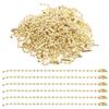 10/50pcs Colorful Ball Bead Chain Fits Key Chain Dolls Label Hand Tag Connector For DIY Bracelet Jewelry Making Accessorise 12cm