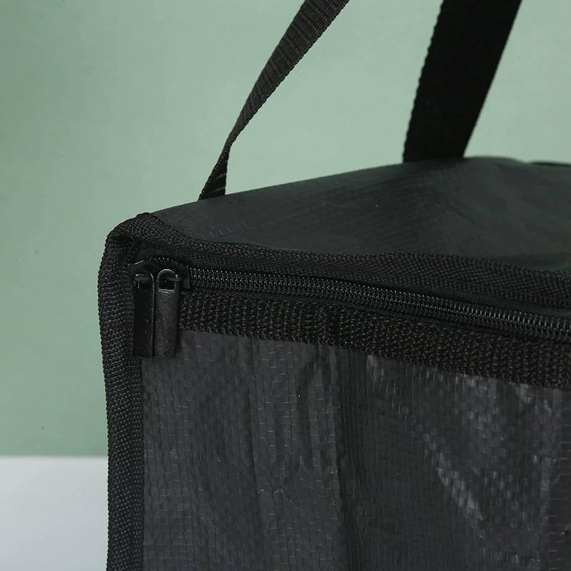 Large Capacity Insulated Bag Folding Thickened Picnic Lunch Portable Storage Bag Cooler Bag For Camping, School Waterproof I2H8