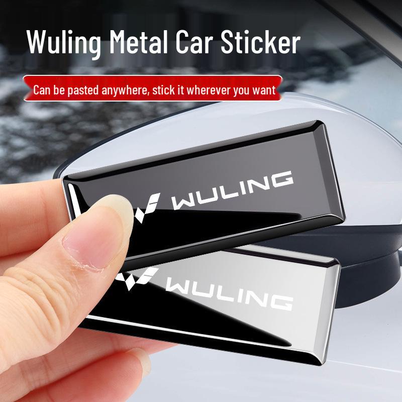 Wuling Bingo Plus Auto Metallplakette: Kreativer Dekorationsaufkleber für Mini-Sternenlicht- & Macaron-Modelle