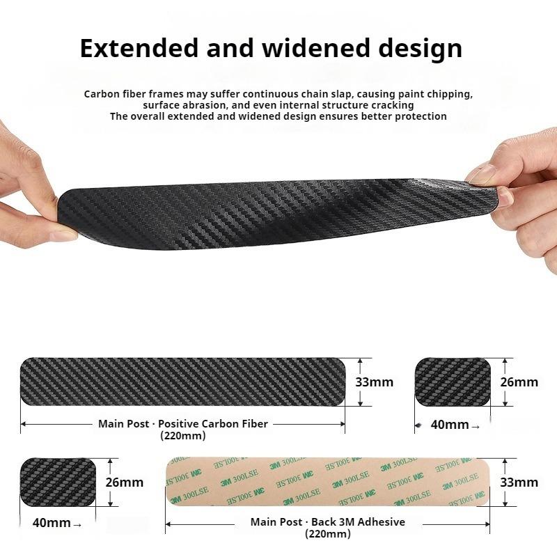 Mountain Bike Chain Protector Rear Fork Frame Guard Scratch Resistant MTB Bicycle Accessory