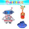 Lankybox And Pj Masks Transforming Cat Plush Box Headgear