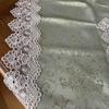 Vivienne (Vivienne) [Tablecloth 90x90cm Green & White] Brilliant Triken Series Embroidered Lace Table Runner WK2510N1