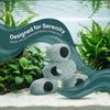 Simulation Crafts Aquarium Hideaway Rock Purple Clay Aquarium Cave Creative Fish Tank Cave