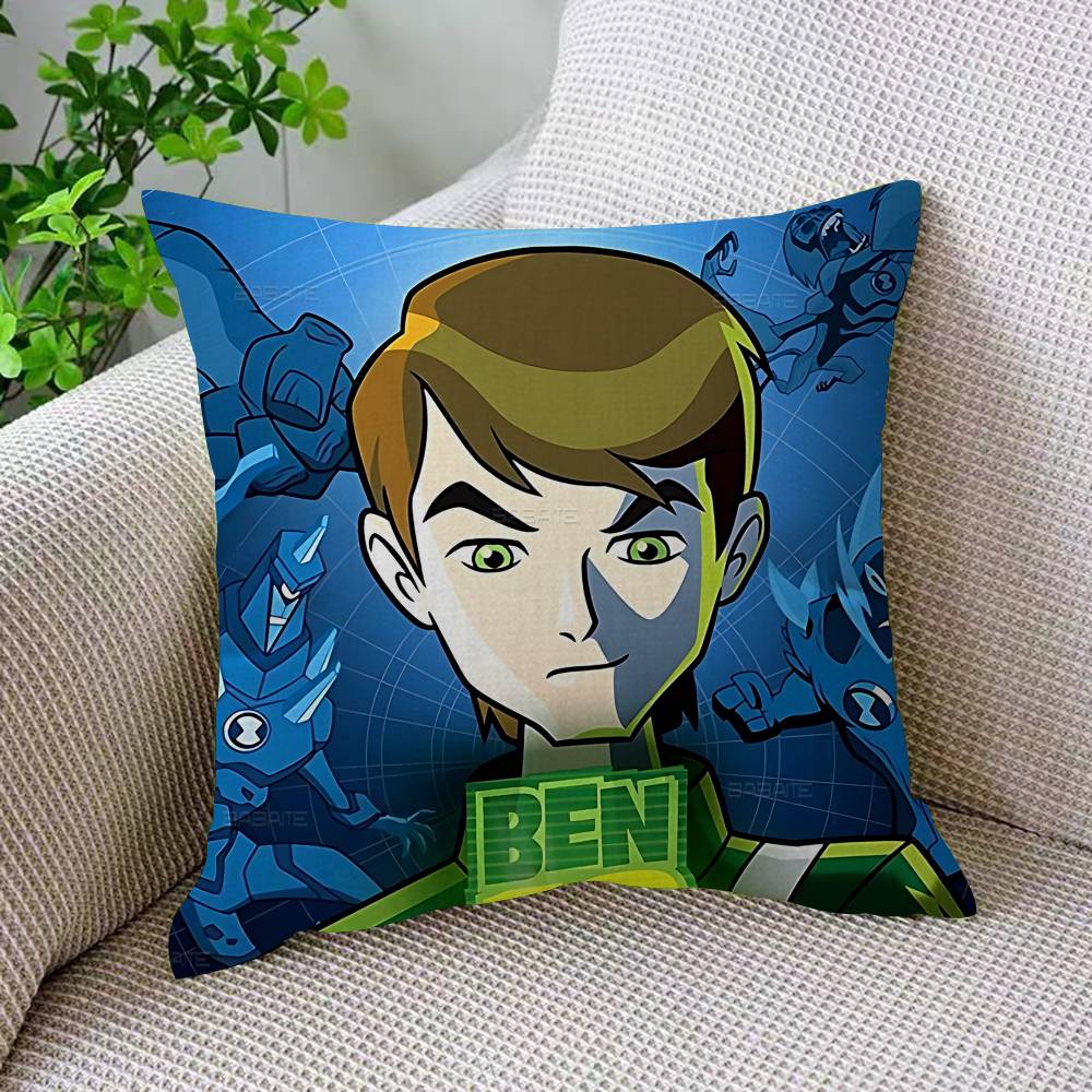 American Science Animation B-Ben 10 Cushion Cover Inches Farmhouse Decor Home Throw Pillow Covers For Couch Decorations