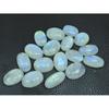 210Cts. Natural Rainbow Moonstone Oval Cabochon Loose Gemstone 17 Pcs Lot C-3262
