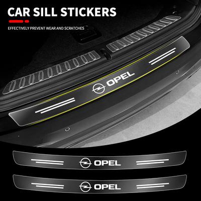 Transparent Car Rear Trunk Bumper Guard Stickers For Corsa Astra Insignia Vectra Zafira Meriva Mokka Grandland Vivaro