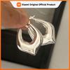 925 Sterling Silver Vintage Earrings For Women Trendy Simple Geometric Oval Earring Jewelry Prevent Allergy Party Accessories