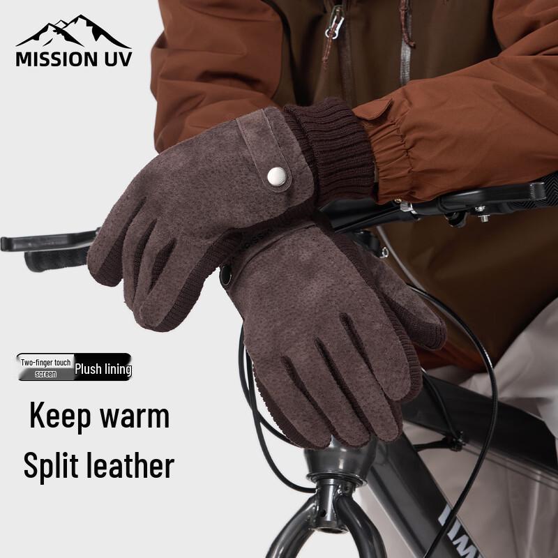 

MISSION Men s Winter Pigskin Touchscreen Gloves