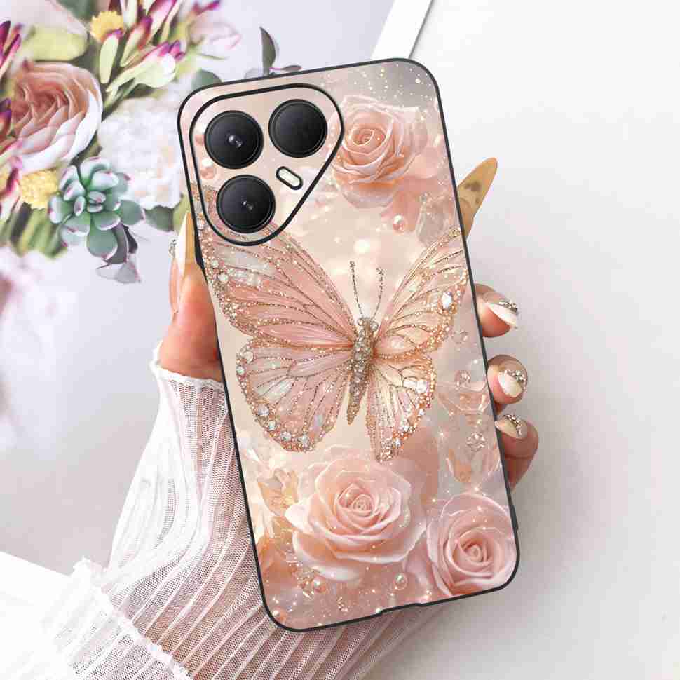 For Tecno Pova 7 Ultra 5G LJ9 Case Cartoon Cat Tiger Silicone TPU Black Cover For Tecno Pova 7Ultra 5G 6.67" Phone Cases Fundas