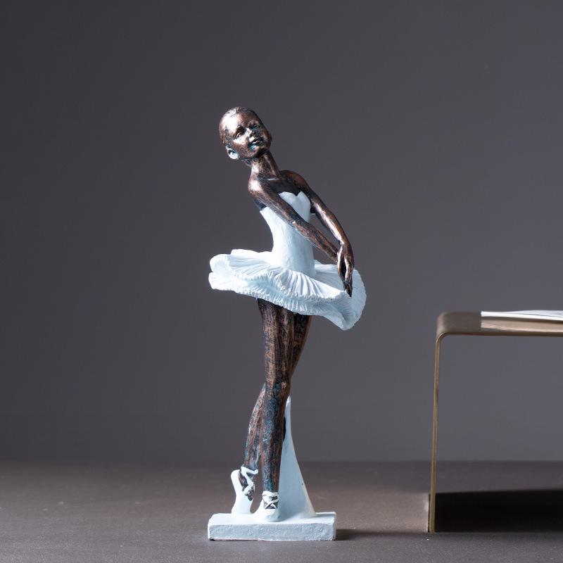 

Творческий скандинавский балерина украшения для девочек искусство гостиная принцесса комната настольный домашний мягкий декор подарок