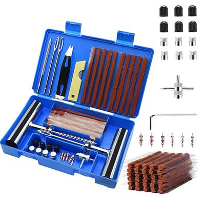 33/58pcs Essential Tire Repair Set Convenient Tire Repair Tool Set Set with Storage Box for Vehicle Maintenance